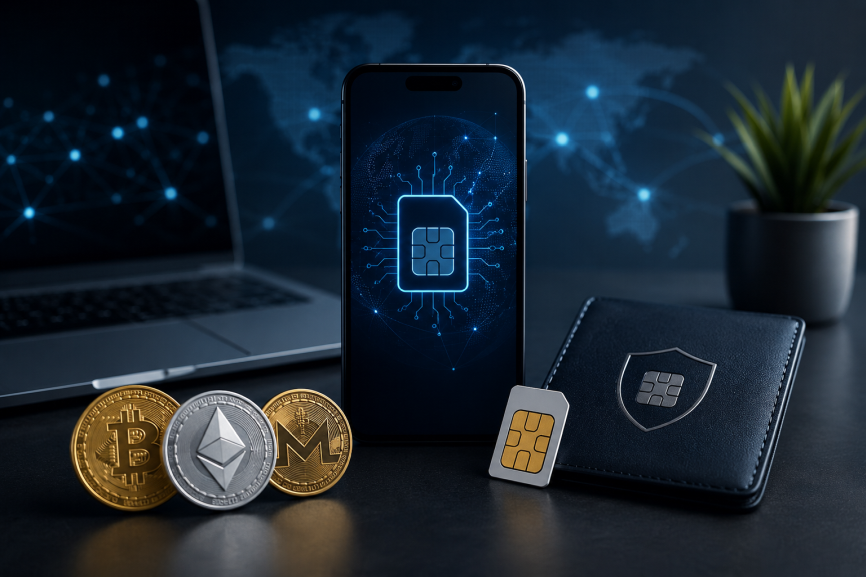 secure crypto esim setup helps users activate private mobile access without id