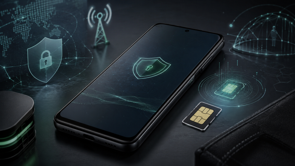 encrypted phone with anonymous sim for stronger mobile privacy
