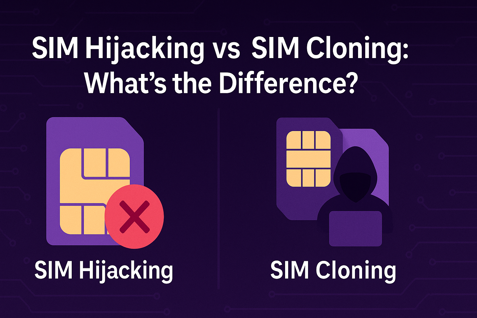 SIM Hijacking vs SIM Cloning: What’s the Difference?