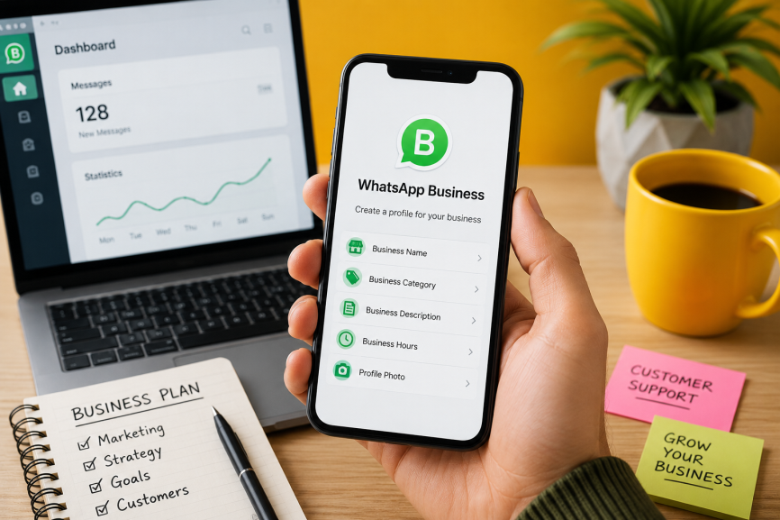 use whatsapp business safely without exposing your personal phone