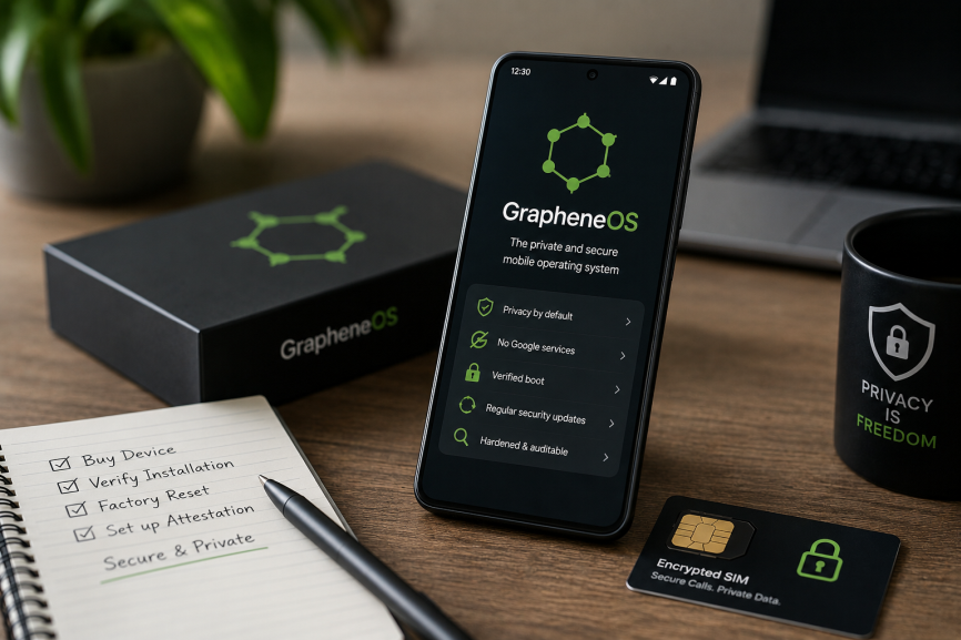 buy grapheneos phone pre-installed on a secure Google Pixel